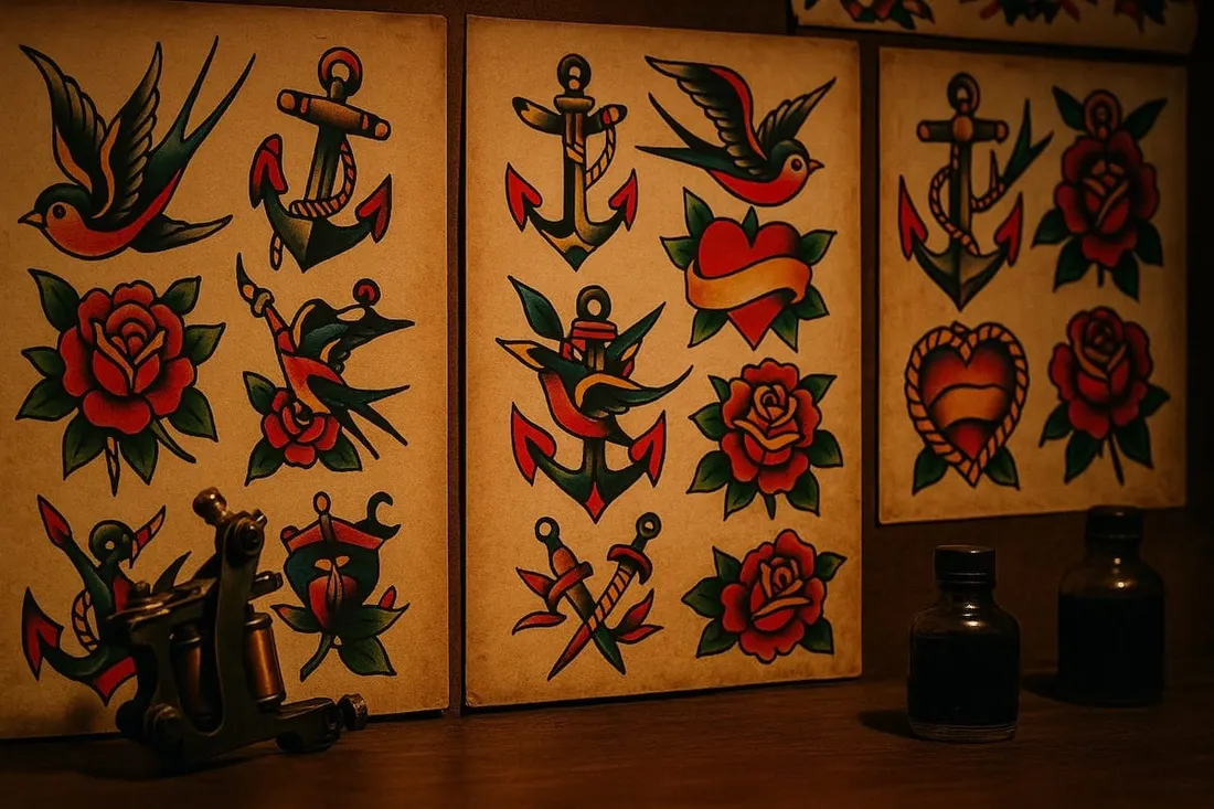 Estilos de tatuaje tradicional historia