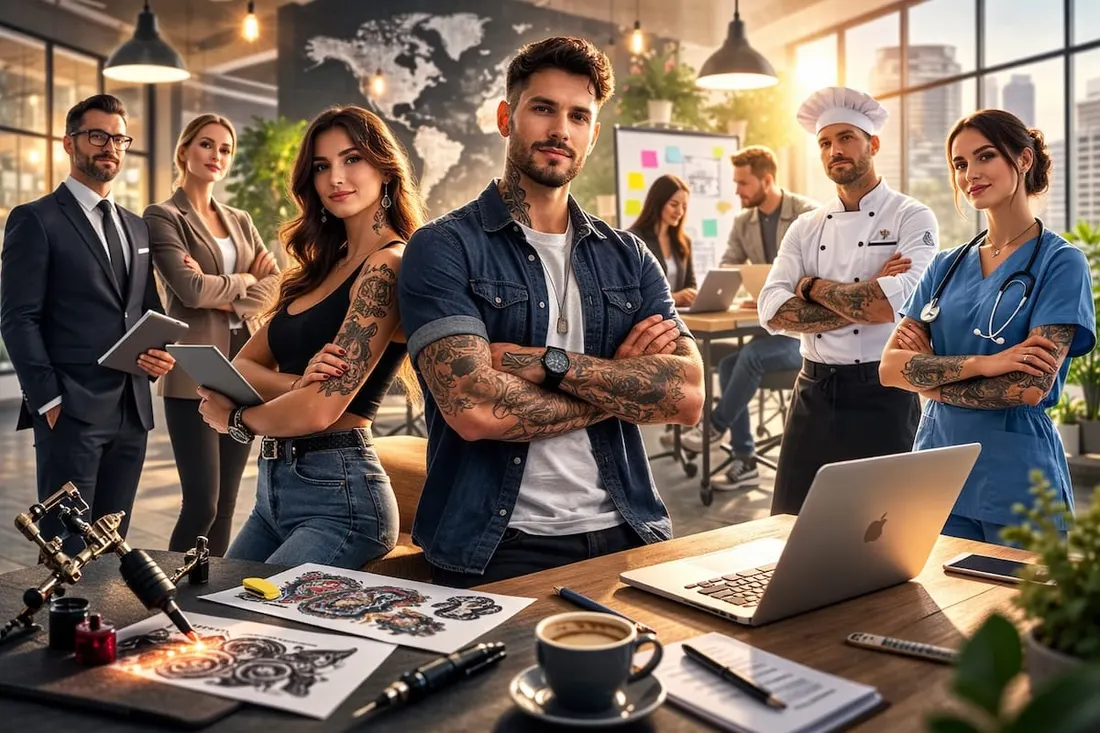 Tatuajes profesiones ambito laboral