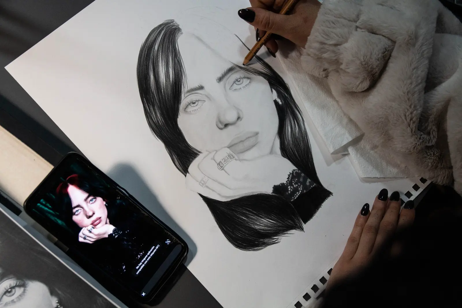 Clase de dibujo aplicado al tatuaje en ESAP Madrid
