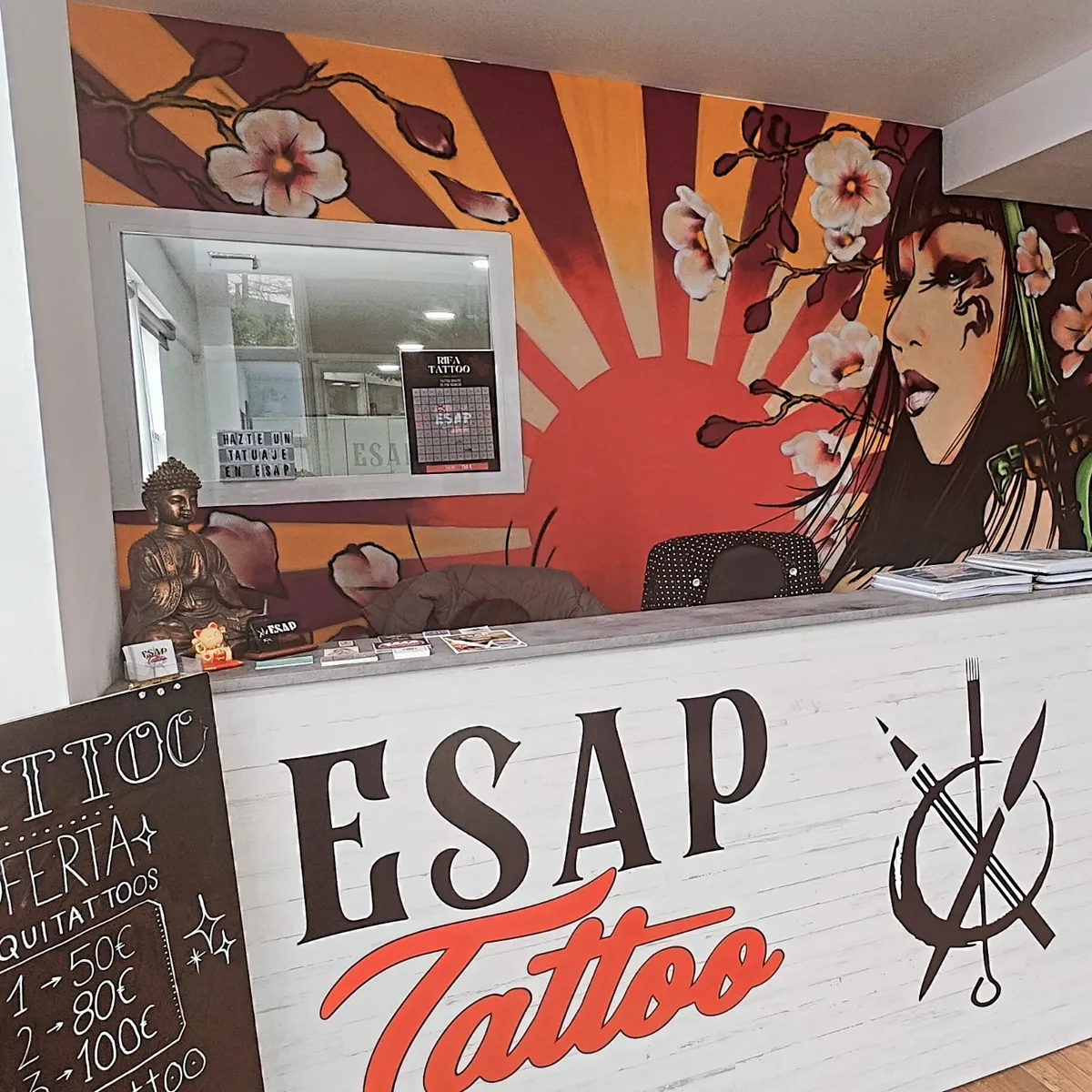 Recepción de la escuela y estudio ESAP de Madrid