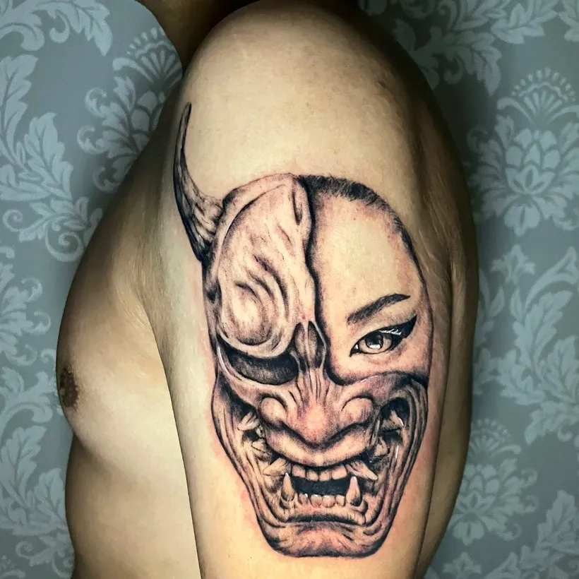 Tatuaje en el brazo hecho en ESAP Madrid, estudio de tatuajes en Madrid