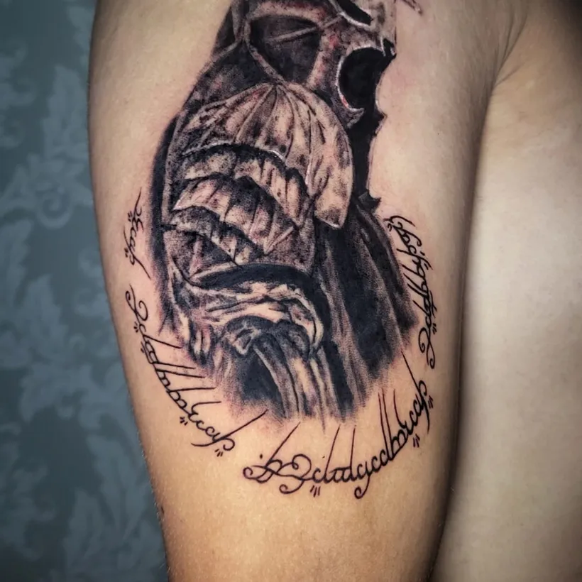 Tatuaje en el brazo hecho en ESAP Madrid