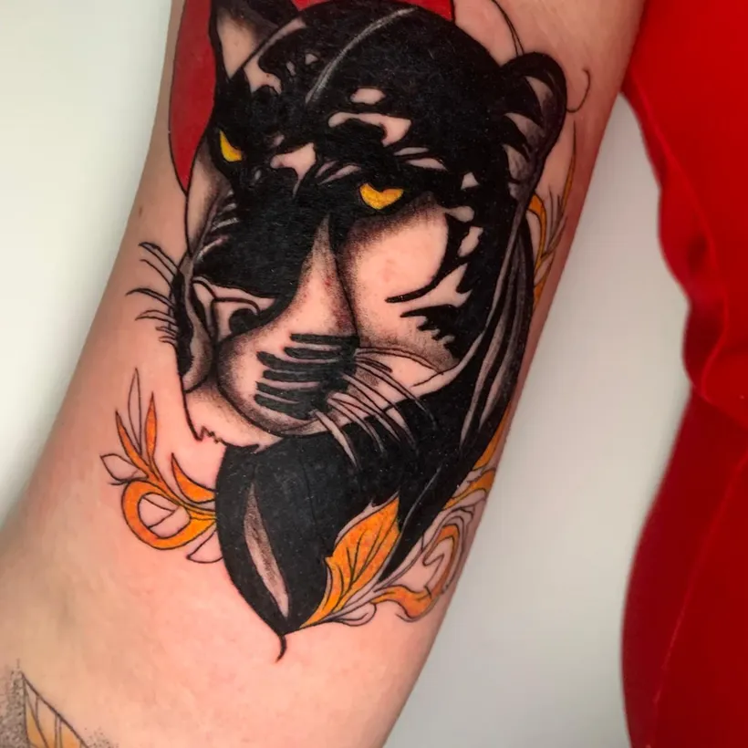 Tatuaje en el brazo hecho en ESAP Madrid