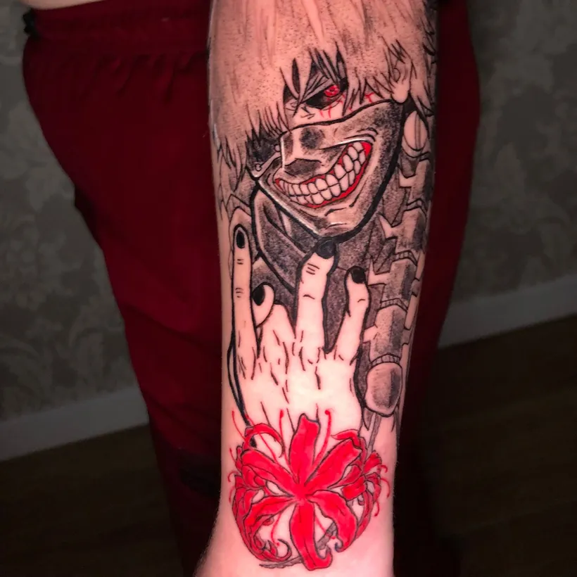 Tatuaje de estilo anime, por Pedro «Peter» en ESAP Madrid Tatuaje de estilo anime, por Pedro «Peter» en ESAP Madrid